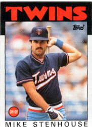 1986 Topps Baseball Cards      017      Mike Stenhouse